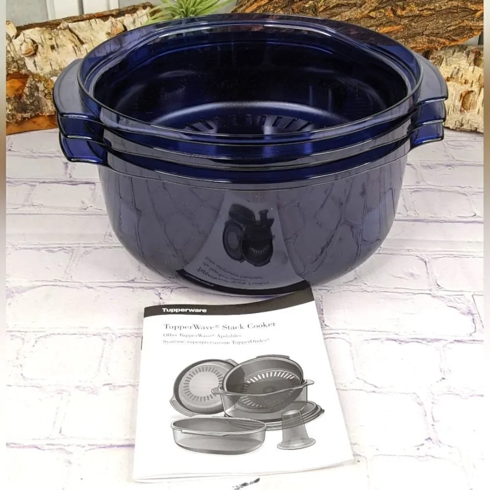 Tupperware TupperWave® Stack Cooker - Cobalt Blue - Picture 3 of 13